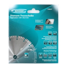 Диск алмазный отрезной (125х22.2 мм) GROSS 730037