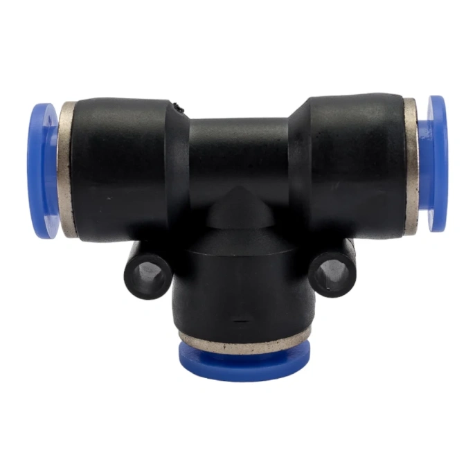 Фитинг T-образный 10 мм для пластиковых трубок ROCKFORCE RF-SPE10