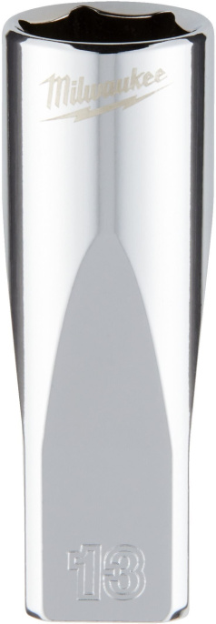 Головка Milwaukee 4932478333 1/4" 13мм удлиненная, крепление: квадрат с подпружиненным шариком, система измерения: метрическая, форма наконечника: внутренний торцевой шестигранник