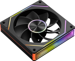 Вентилятор PCCOOLER FG120R Reverse, 120мм, 4-pin, 1800об/мин, 15 - 28.4 дБ, ARGB, черный, Ret [fg120r argb bk]