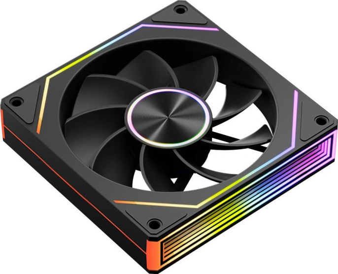 Вентилятор PCCOOLER FG120R Reverse, 120мм, 4-pin, 1800об/мин, 15 - 28.4 дБ, ARGB, черный, Ret [fg120r argb bk]