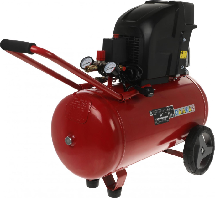 Компрессор поршневой Einhell TE-AC 270/50/10 масляный 270л/мин 50л 1800Вт красный/черный