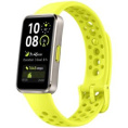 Фитнес-трекер Huawei Band 10 Nora-B29F,  1.47",  серебристый/ зеленый [55020elc]