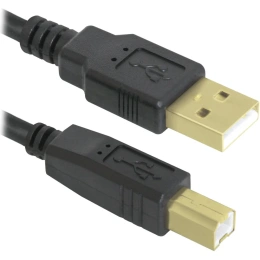 USB кабель Defender USB04-10PRO USB2.0 AM-BM, 3м 87431