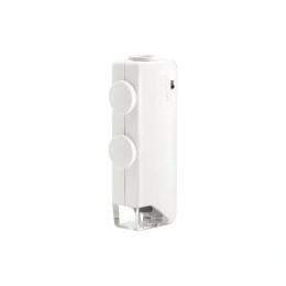 Мини-микроскоп 160х-200х, LED подсветка, футляр