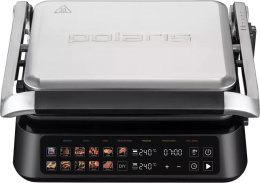 Электрогриль Polaris PGP 3018 2000Вт серебристый/черный (027283)