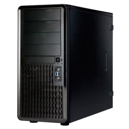 Корпус серверный Midi Tower InWin PE689 Black 750W P75F 80plus Gold USB3.0*2+A HD +front fan 120mm*1+rear fan 120mm*1+ 2*2SATA+1*1SATA+Intrusion Switch/ holes for SL20” RACKMOUNT 6195533