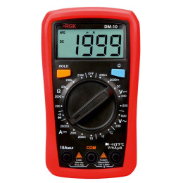 Мультиметр RGK DM-10 цифровой красный/черный 776554