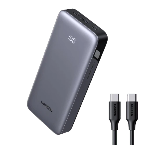 Внешний аккумулятор UGREEN PB531 55837B 30W Two-way Fast Charging 20000mAh Power Bank. Цвет: бежевый