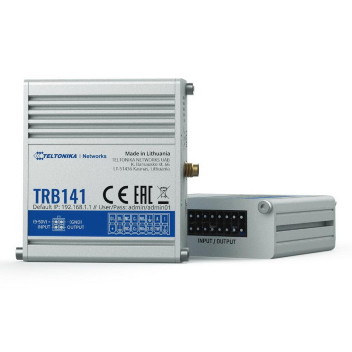 Коммутационная плата Teltonika TRB141 RB14100300 industrial rugged GPIO LTE gateway 4G LTE cat1 / 3G / digital i/o