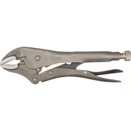 Зажимные клещи с закругленными губками TOPEX 225 мм 32D855