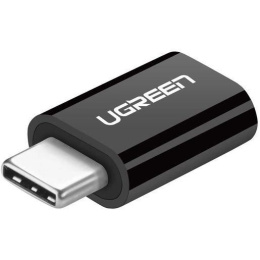 Адаптер UGREEN US157 30391 USB-C to Micro USB Adapter. Цвет: черный