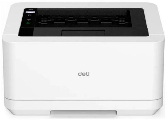 Принтер лазерный Deli P2000 черно-белая печать, A4, цвет белый