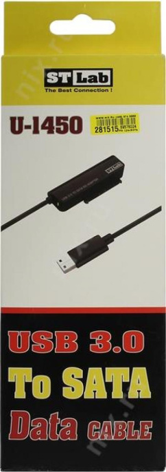 SUNRICH TECHNOLOGY H.K. LIMITED Адаптер для подключения к USB St-Lab USB3.0 to SATA 6G Adapter U-1450