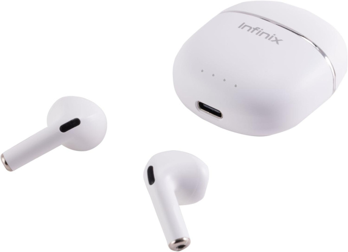 Наушники INFINIX XBuds XE23, Bluetooth, вкладыши, белый [10311755]