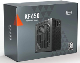 Блок питания PCCOOLER F650, 650Вт, 80 PLUS WHITE, 120мм, черный, retail [p3-f650-w1hwbk0-eu]