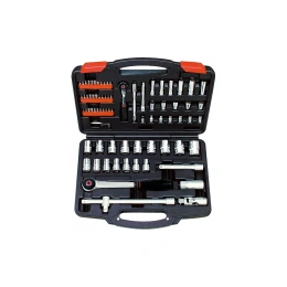 Набор головок и аксессуаров AmPro 1/2 и 1/4, 80 предметов T45480