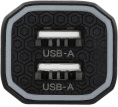 Автомобильное зарядное устройство Buro BUCG1, 2xUSB-A, 15.5Вт, 3.1A, черный [bucg15s200bk]