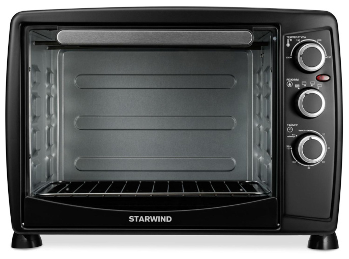 Мини-печь StarWind SMO2045,  черный