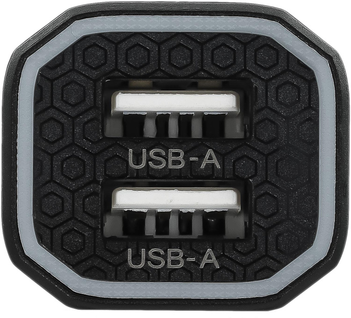 Автомобильное зарядное устройство Buro BUCG1, 2xUSB-A, 15.5Вт, 3.1A, черный [bucg15s200bk]