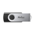 Флеш Диск Netac 16GB U505 NT03U505N-016G-30BK USB3.0 черный/серебристый