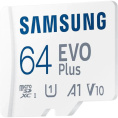 MicroSD 64GB Samsung Class 10 Evo Plus U1 R/W 160 MB/s + SD адаптер