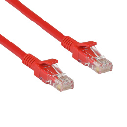 Патч-корд ExeGate UTP-RJ45-RJ45-5e-0,5M-RD, UTP, cat.5e, 0.5м, красный EX258384RUS