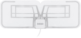 Антенна телевизионная BBK DA27 30дБ активная белый каб.:2м
