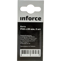 Бита (2 шт; PH2; 25 мм) Inforce 11-01-289