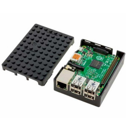 Корпус ACD RA182 Black ABS Plastic Building Block case for Raspberry Pi 3 B/B+ CBPIBLOX-BLK 494293