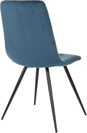 Стул для дома Бюрократ CH-K1 синий Holland 58 металл черный на ножках CH-K1_1/HL58