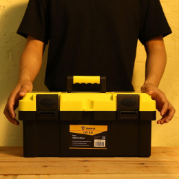 Ящик для инструментов Deko DKTB26 1отд. 6карм. желтый/черный 065-0831