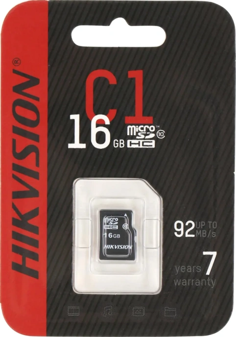 Флеш карта microSDHC 16GB HIKSEMI NEO HS-TF-C1/16G HS-TF-C1/16G без SD адаптера R/W Speed 92/10