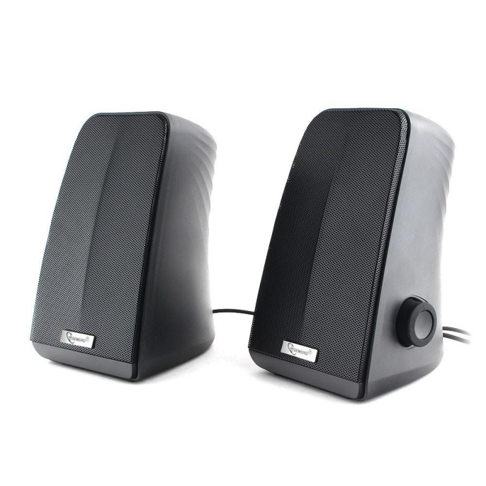 Акустич. система 2.0 Gembird SPK-505, черный, 10 Вт, рег. громкости, USB-питание