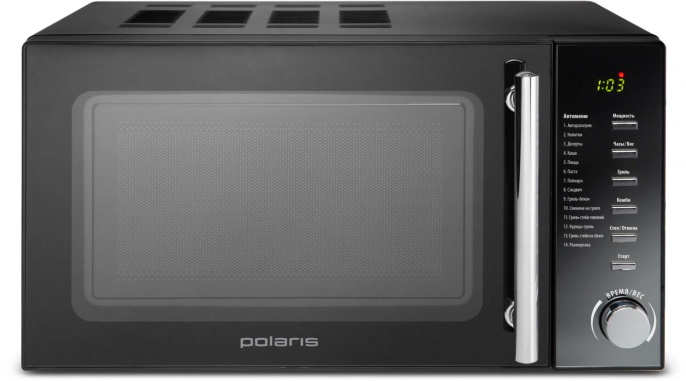Микроволновая Печь Polaris PMO 2002DG RUS 20л. 700Вт черный