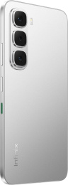 6.7" Смартфон INFINIX Hot 60i 4/128Gb, X6728, NFC, IPS, 120Гц, 5160мAч, серебристый титан