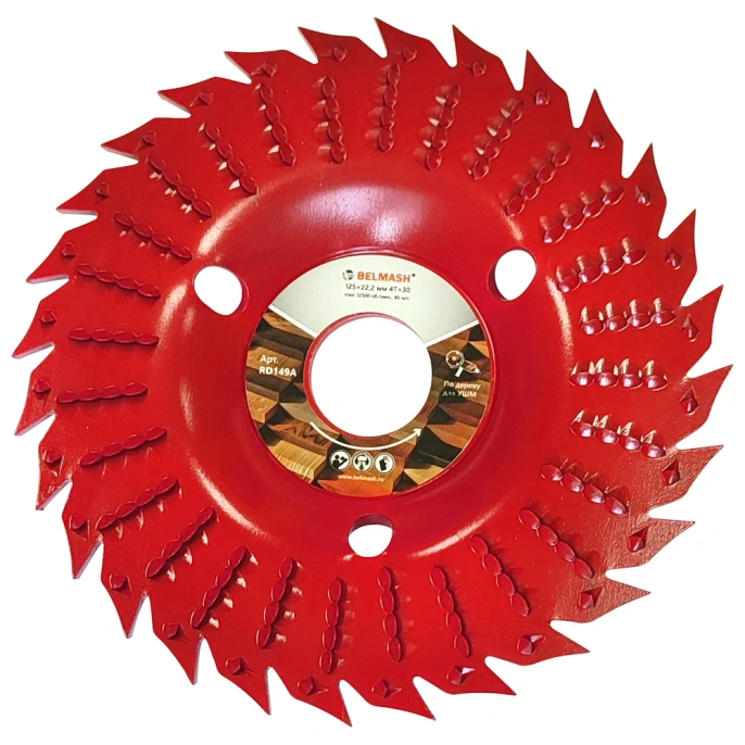 Диск по дереву для фигурной резки BELMASH 125х22.2 мм, 4Tх30 Белмаш RD149A