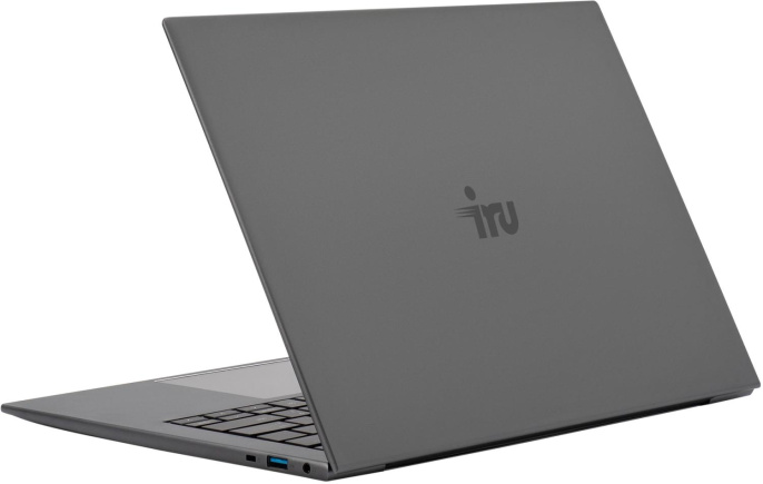 Ноутбук IRU Planio 15INP N-series N100 8Gb SSD256Gb Intel UHD Graphics 15.6" IPS FHD 1920x1080 Windows 11 Pro Multi Language 64 grey WiFi BT Cam 5000mAh 2023736
