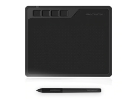 Графический планшет Gaomon S620 перо/5080LPI/266 PPS/4 програм. клав./8192 уровней нажатия/раб.пов. 165.1*101.6/Micro USB/Black