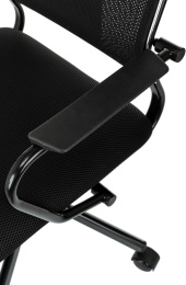 Кресло руководителя Бюрократ CH Balance, сетка/ткань, до 150кг, черный