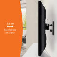 Кронштейн для телевизора SunWind 1F черный 20"-29" макс.15кг настенный поворот и наклон
