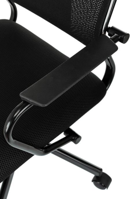 Кресло руководителя Бюрократ CH Balance, сетка/ткань, до 150кг, черный