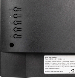 Монитор 23.8" HIPER EasyView SB2402 черный (IPS, FHD, 1920x1080, 178°/178°, 250cd/m2, 1000:1, 4ms, 100Hz, DP, VGA, HDMI, MM) (SB2402)