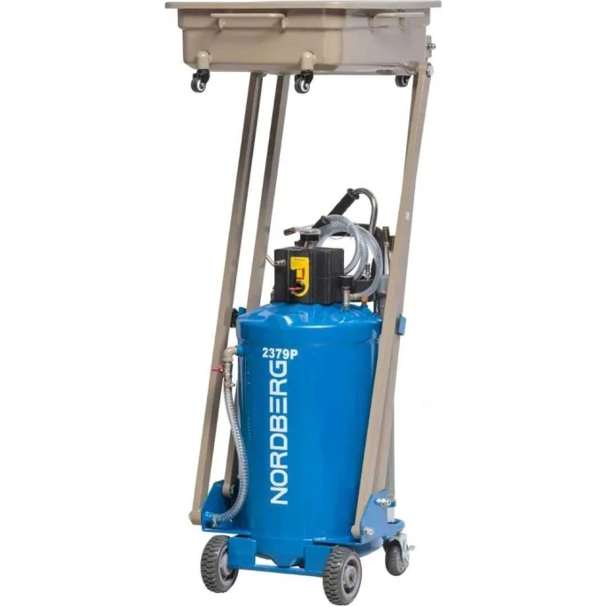 Установка для сбора масла пневматическая NORDBERG 80 л, синяя 2380PB