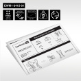 Кронштейн для монитора ExeGate EWM1-3415-01 EX297368RUS  13-34", 1 монитор, настенный, наклон -8-8°, цвет черный