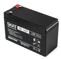 2533 Бастион SKAT SB 1207 АКБ СК 12В/7 Ач/F1/Срок службы 6 лет/1,5 л.г