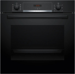 Духовой шкаф электрический Bosch Serie 4 HBA534EB3,  71л,  дверца с 2 стеклами,  черный