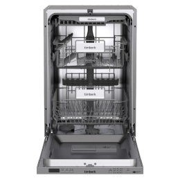 Посудомоечная машина Timberk Set&Dry T-DW45BI103, узкая, напольная, 59.4см, загрузка 11 комплектов, серебристая