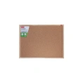 Пробковая доска Hatber 45x60см кнопки в комплекте, деревянная рама 062504