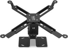 Кронштейн для проектора Buro PR07-B, до 12кг, потолочный, поворот и наклон, черный